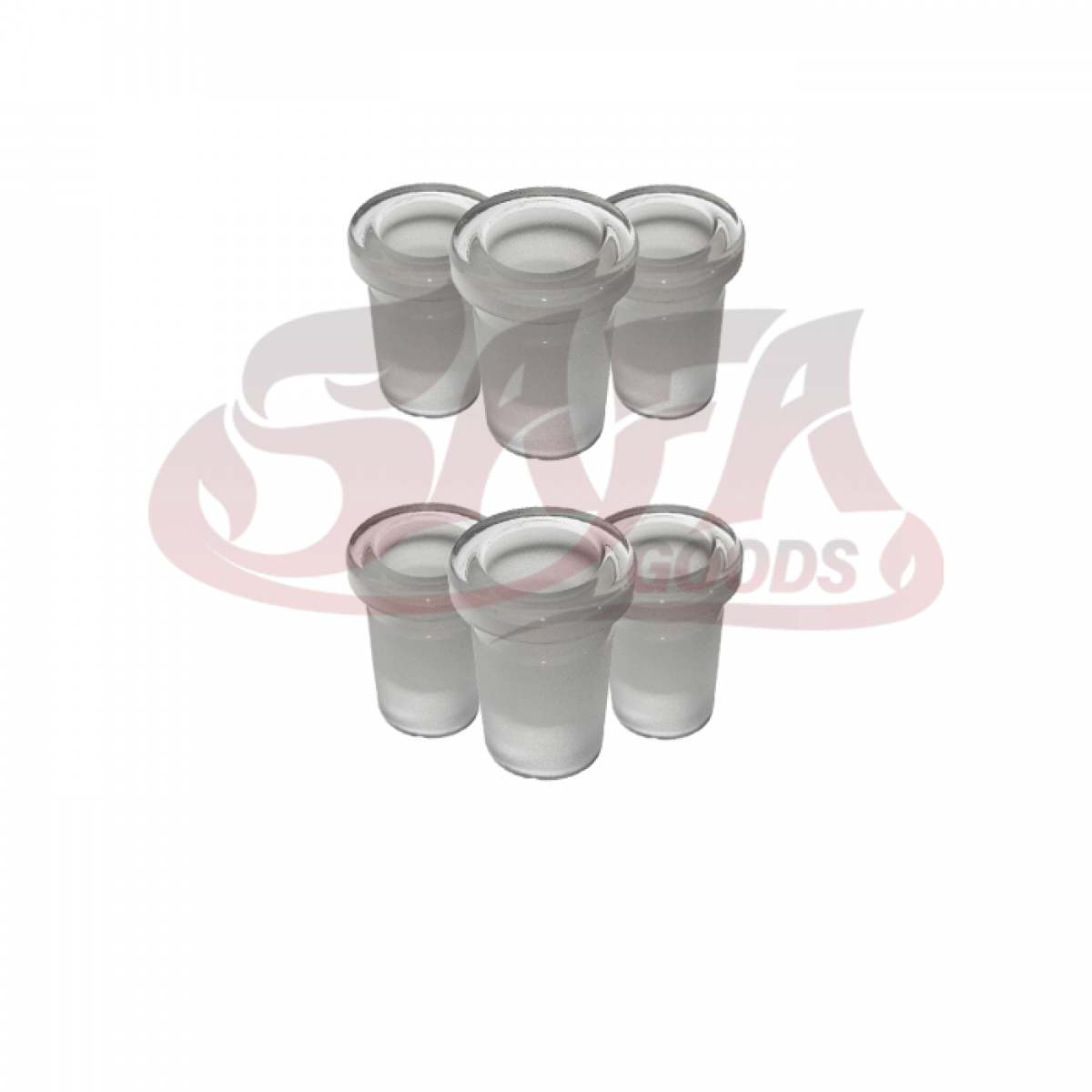 Hillside Glass 19MM Male to 14MM Female Reducer 6PC